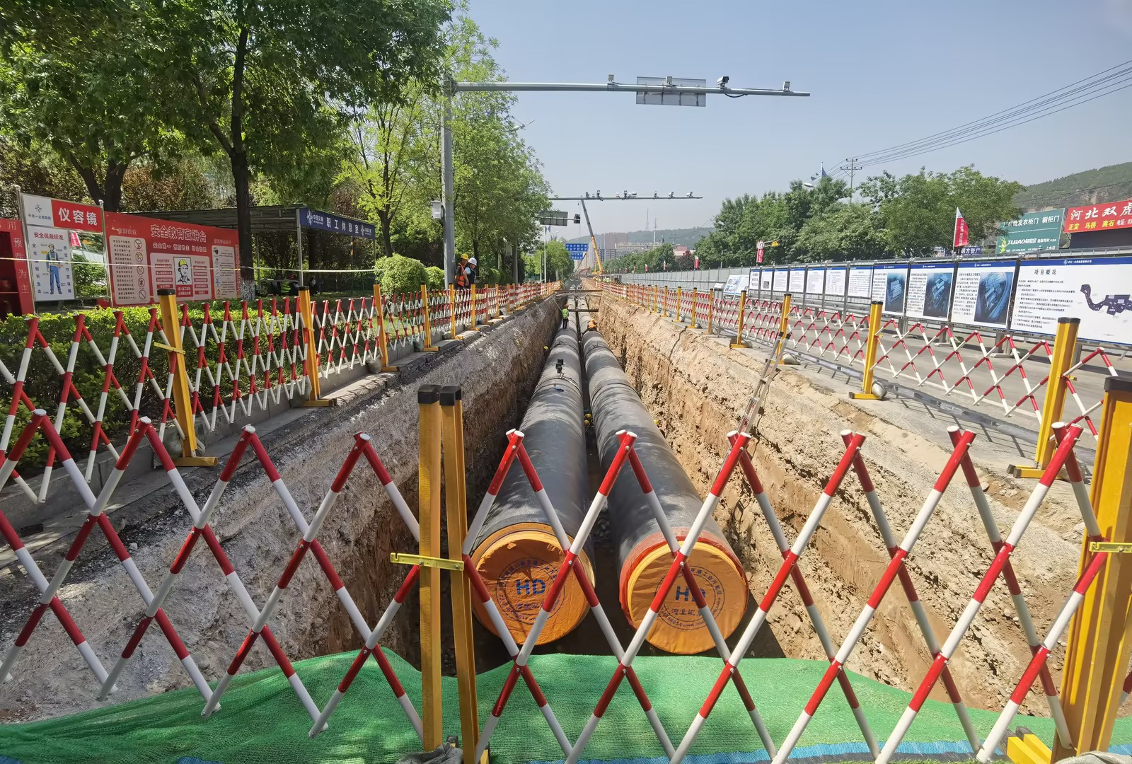 柳林華光電廠-呂梁市區(qū)長(zhǎng)輸集中供熱工程